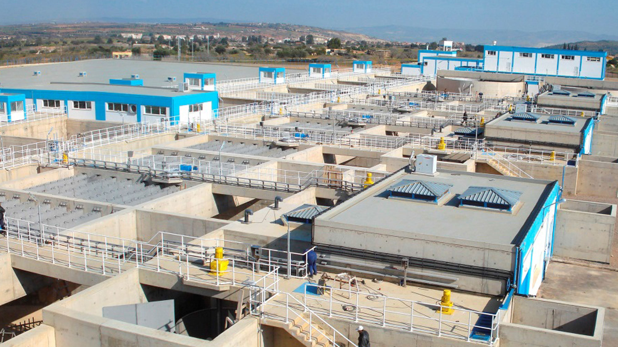 A drinking water treatment plant up and running in record
