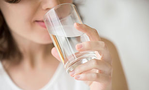 Women drinking water