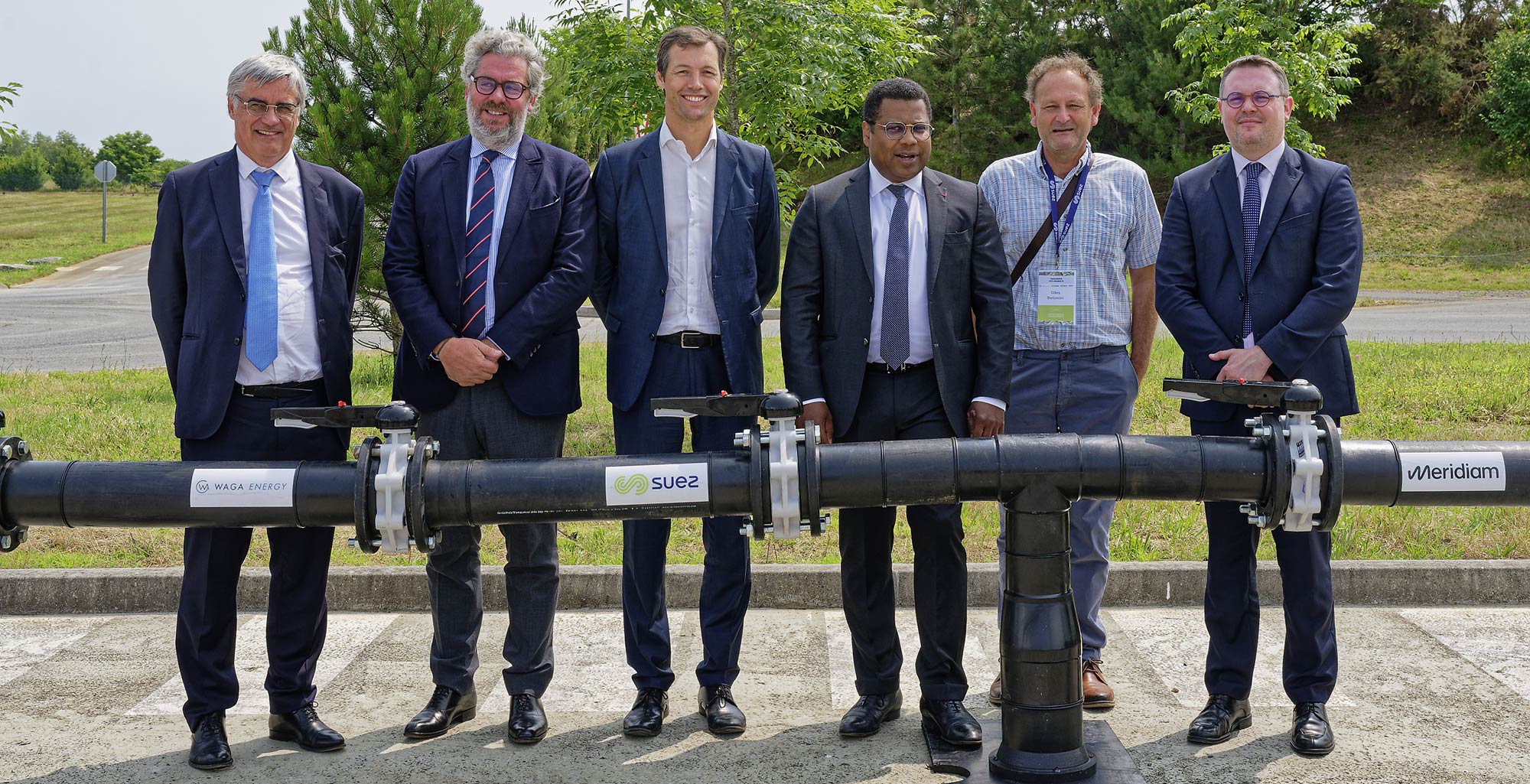Uez Energy SUEZ, Waga Energy, Meridiam, et GRDF inaugurent une unité de production ...