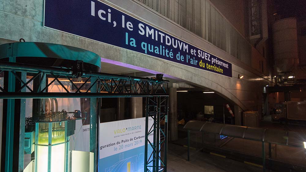 Puits de carbone Valo Marne Inauguration