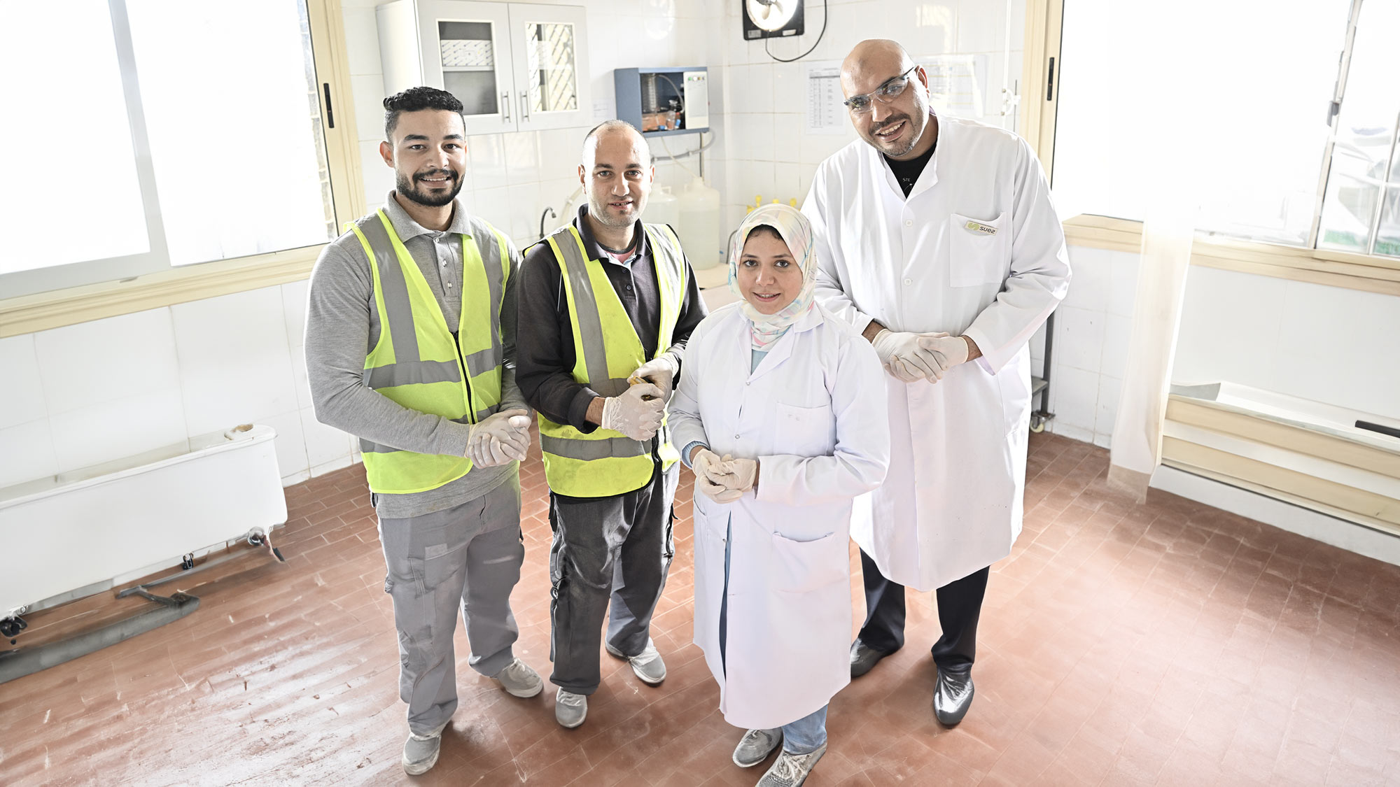 Collaborateurs-site-eaux-usees-Alexandrie-Est