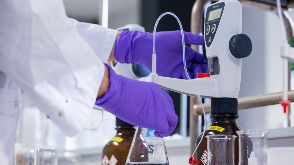 lab testing of water samples