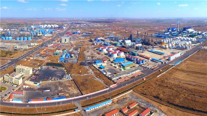 Dongying chemical industry park in China