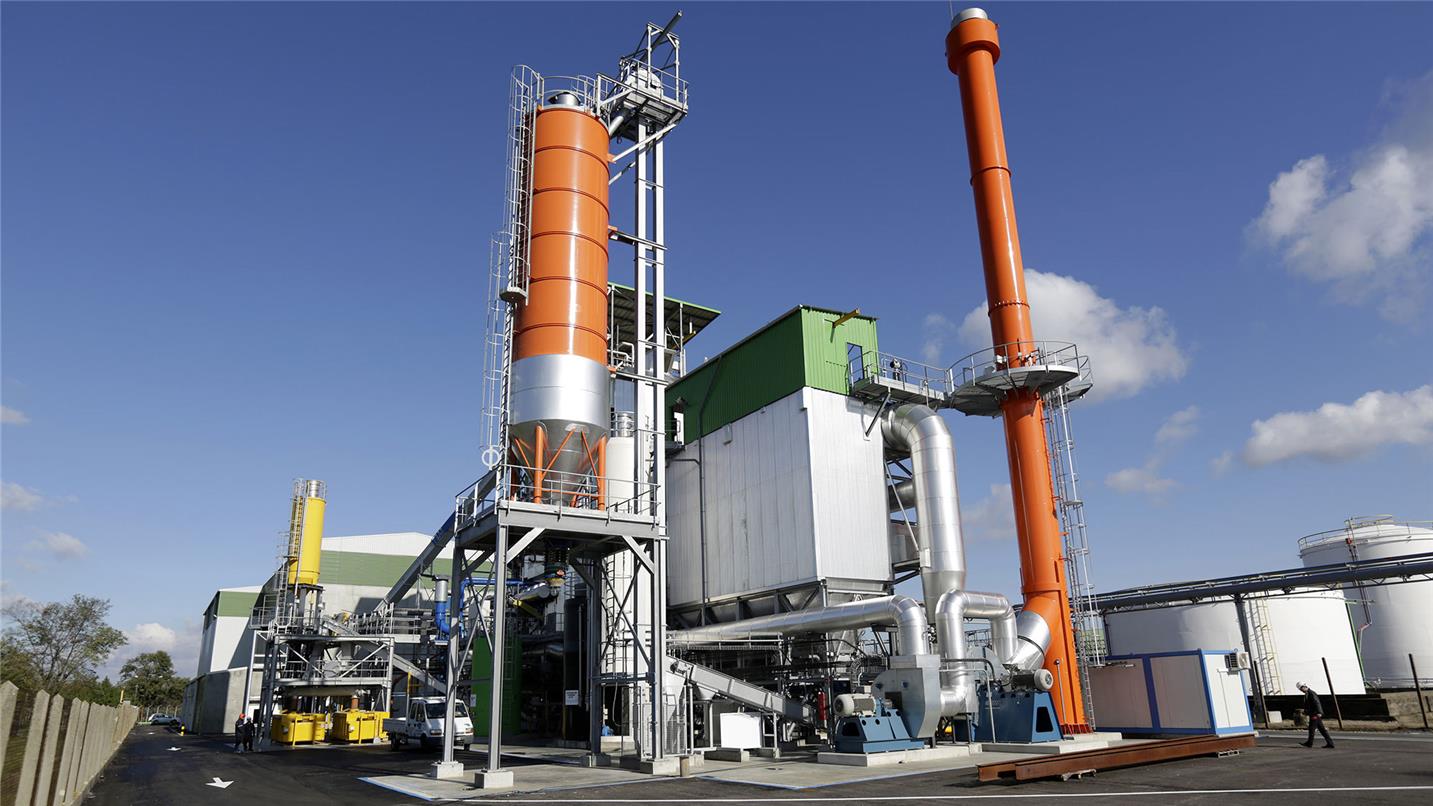 Unité de production d’énergie verte Robin à Roussillon, France