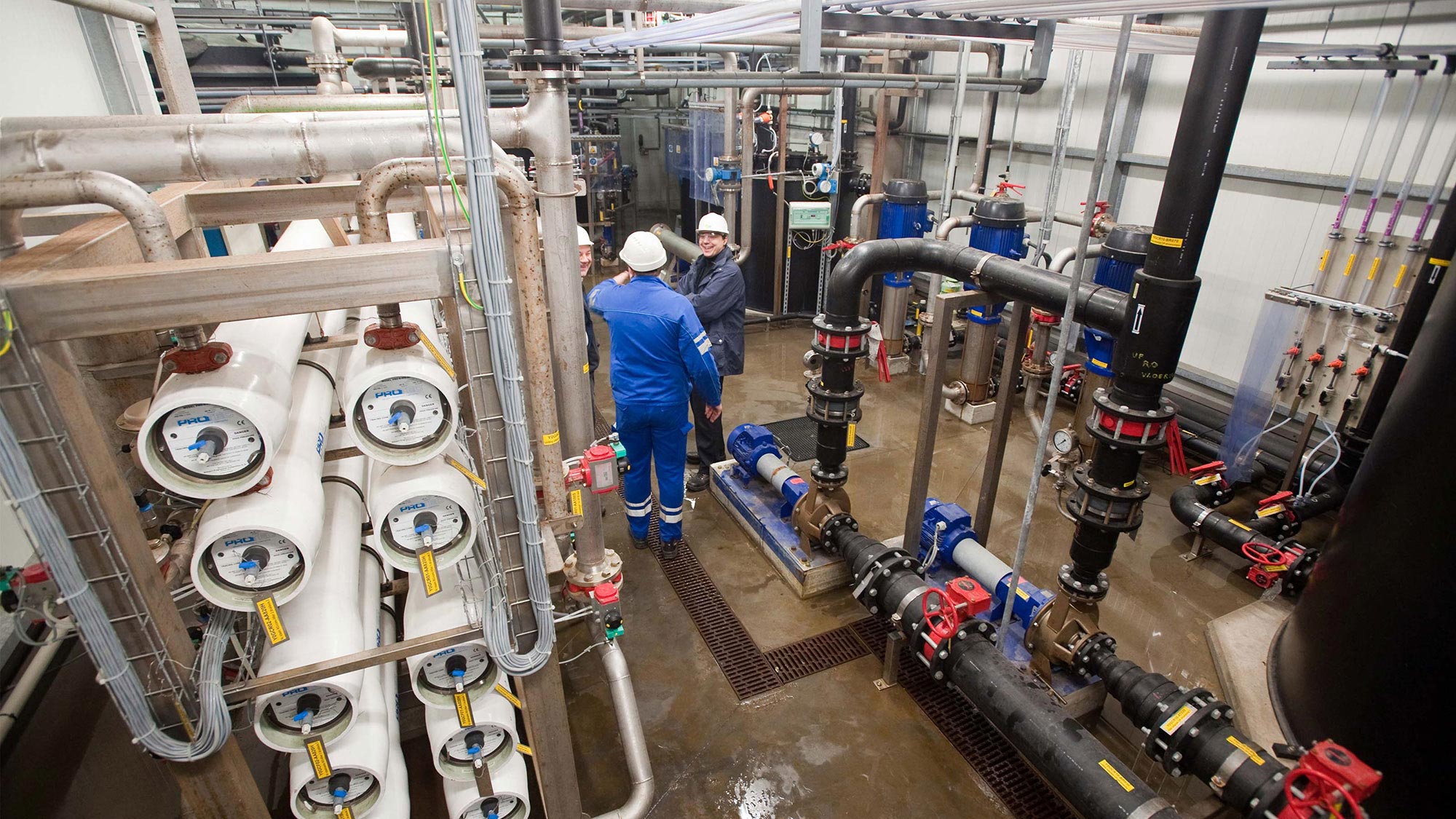 installations de traitement d'eau industrielle