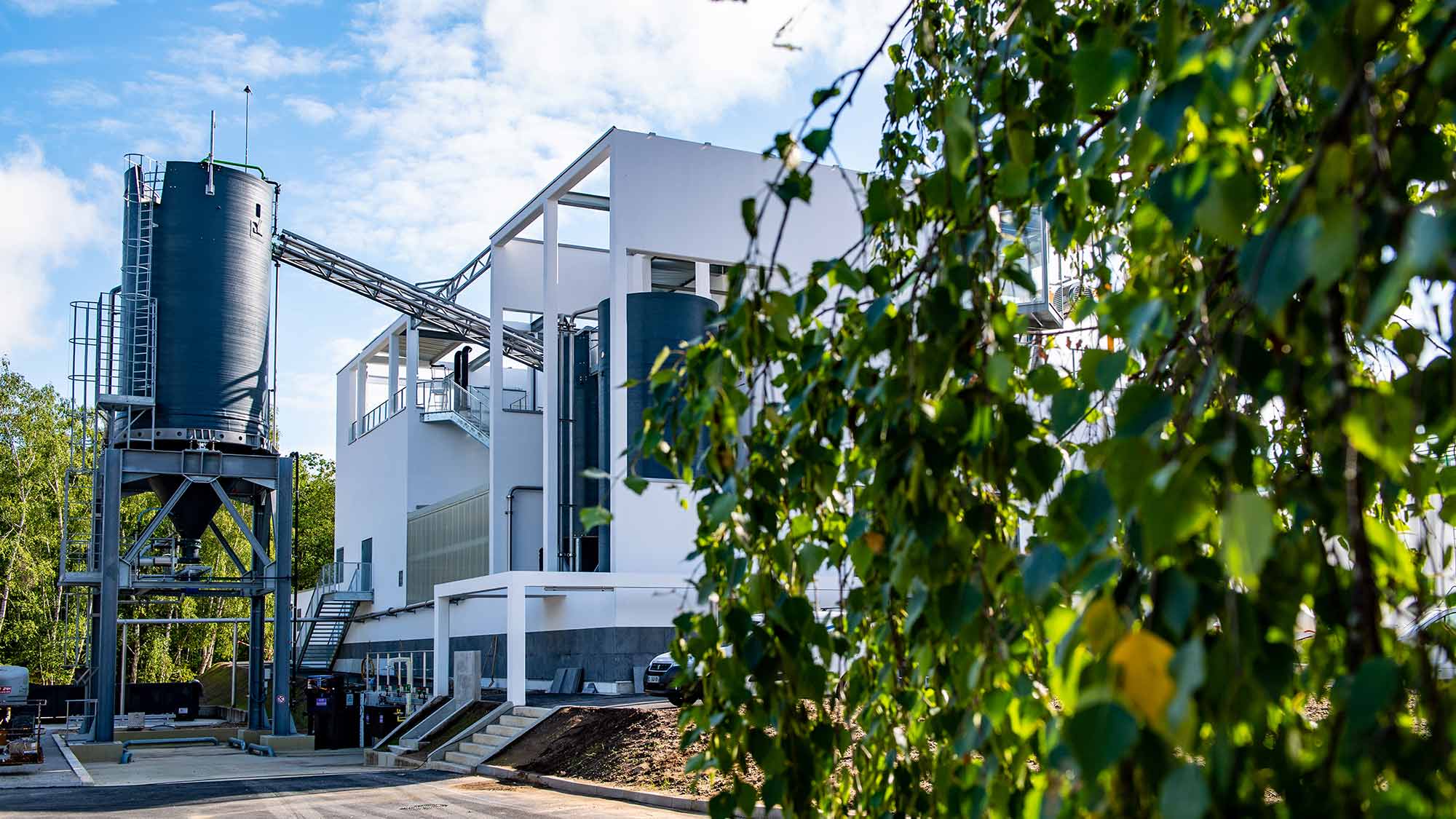 Usine de production d'eau potable de Flins-Aubergenville, France