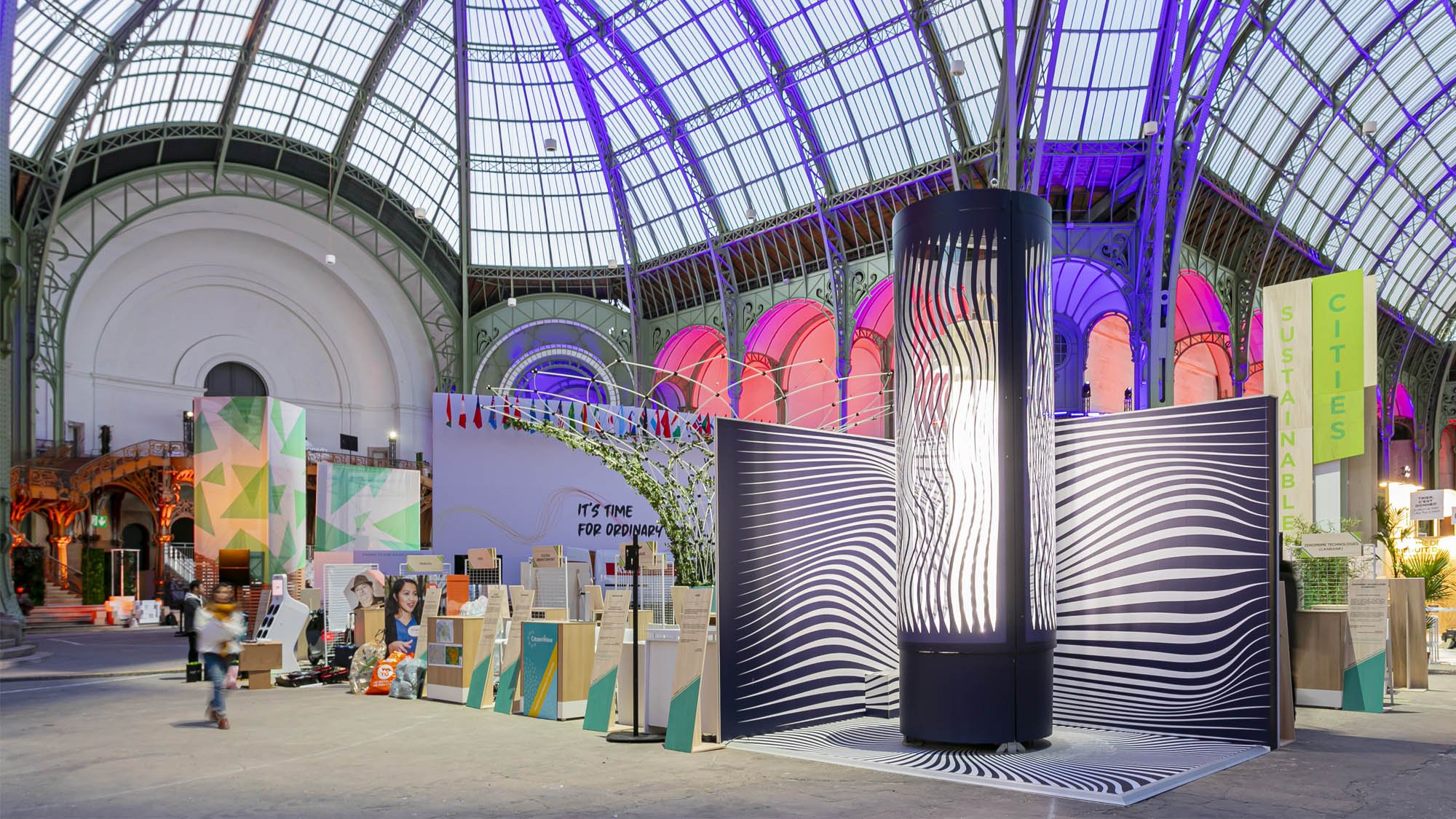 Puits de Carbone SUEZ Design Peter Kogler ChangeNow 2020