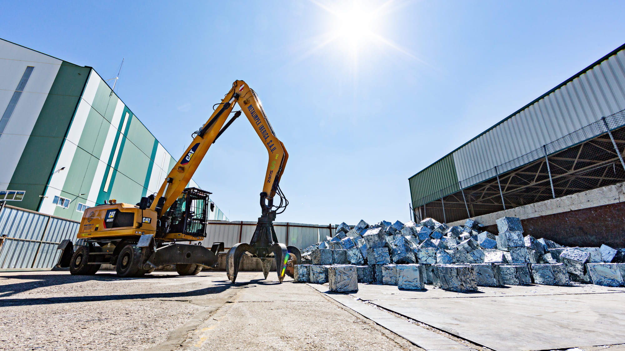 Site Boone Comenor Metalimpex de recyclage de vehicules Palencia Espagne SUEZ