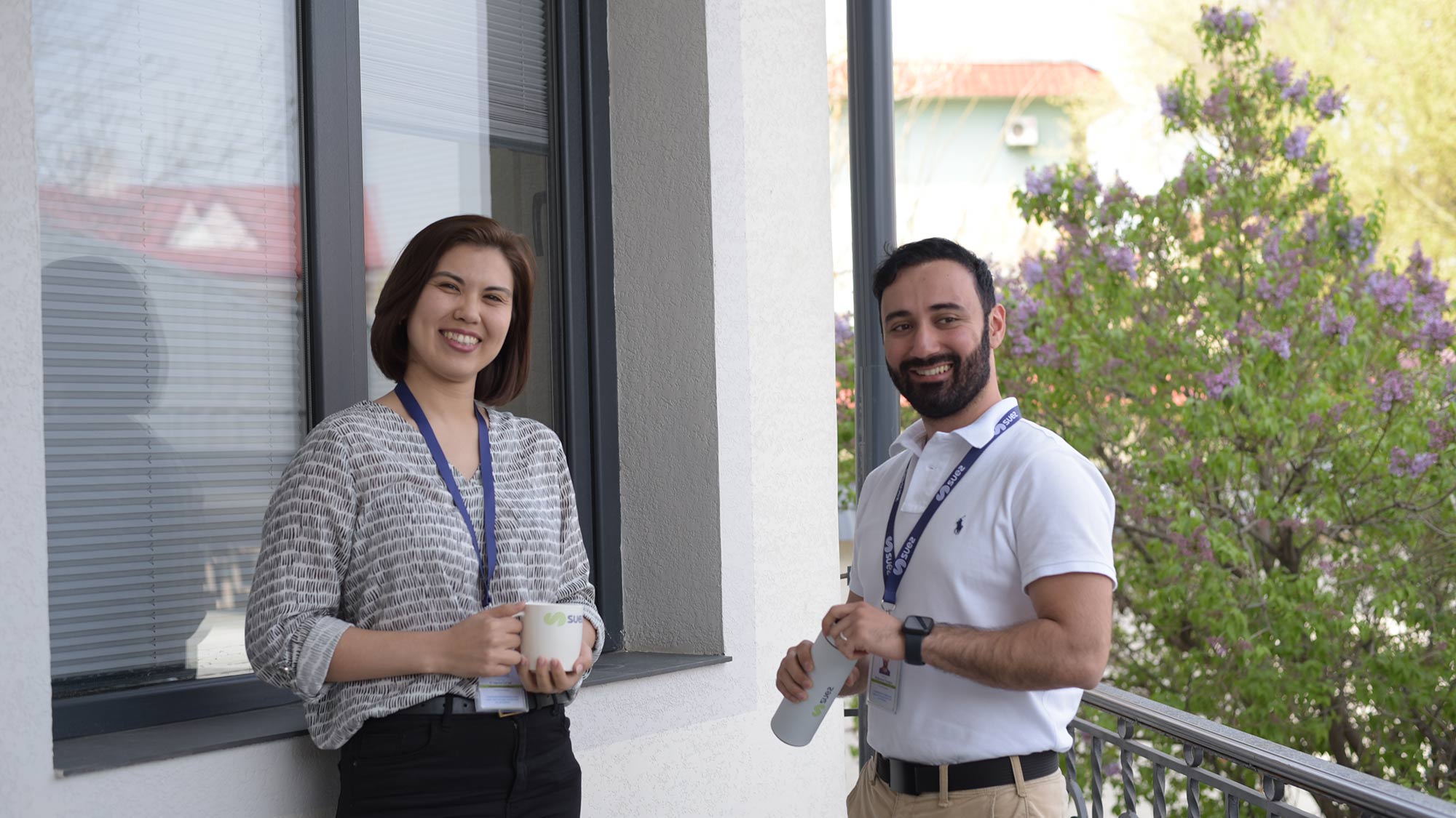 Collaborateurs SUEZ à Tachkent en Ouzbékistan