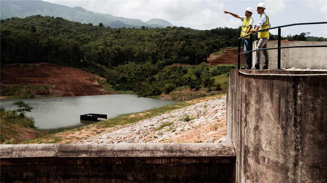 Barrage-Moreau-Guadeloupe Moreau dam, Guadeloupe