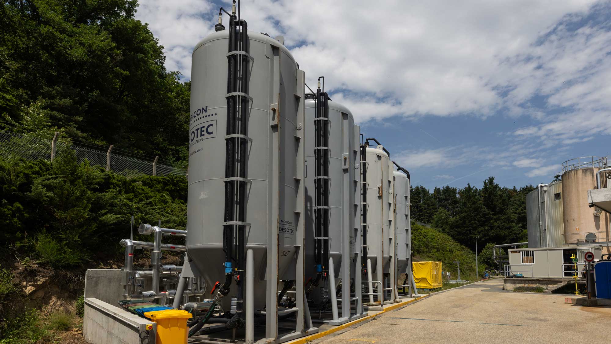 Biogas-treatment