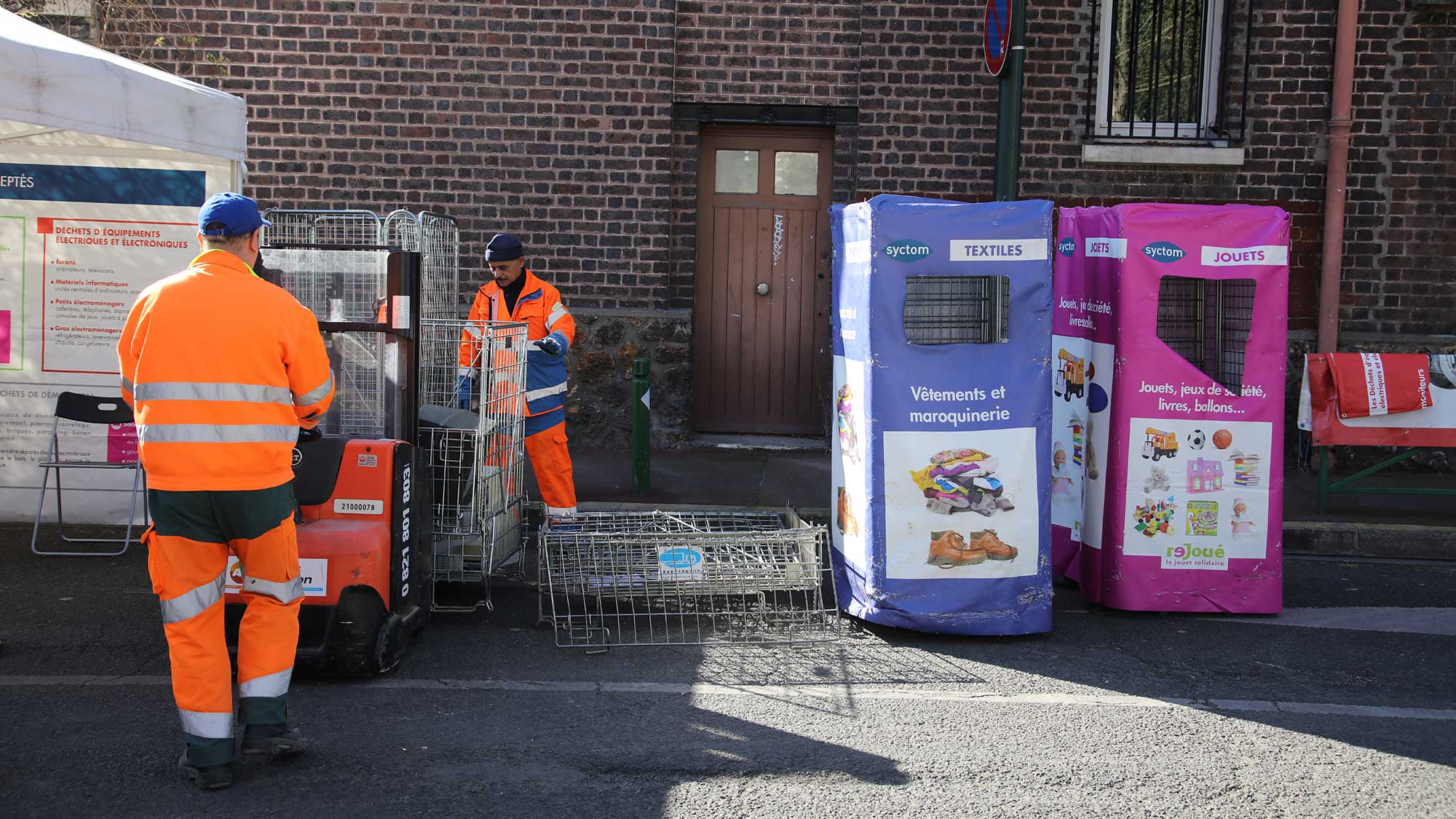Déchèterie mobile à Malakoff