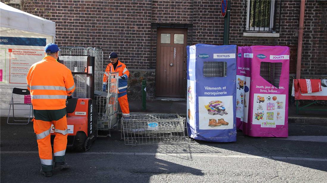 Déchèterie mobile à Malakoff