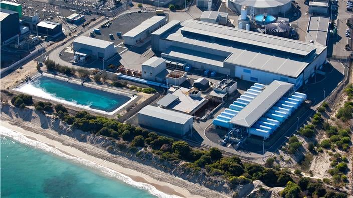 Usine dessalement eau Perth Australie