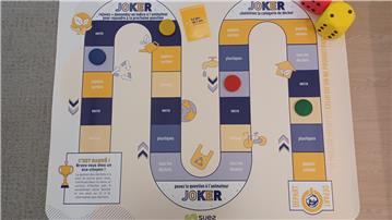 Le jeu de l’oie, Une version repensée du traditionnel jeu de l’oie pour apprendre les bases du tri à la source des déchets