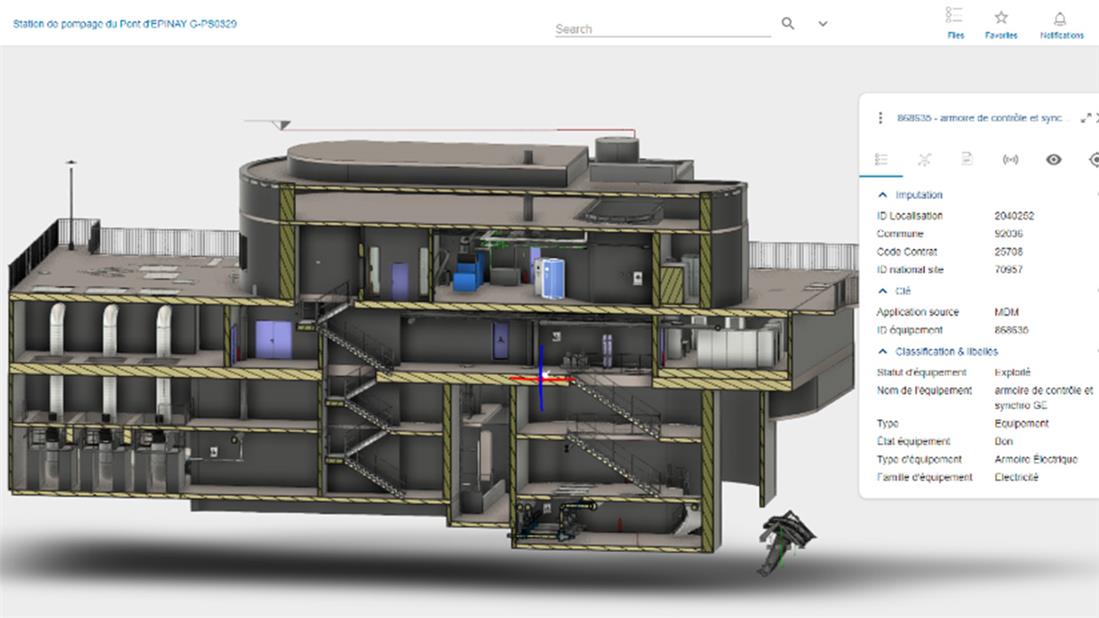 Jumeau numérique SUEZ - Maquette numérique d'une usine