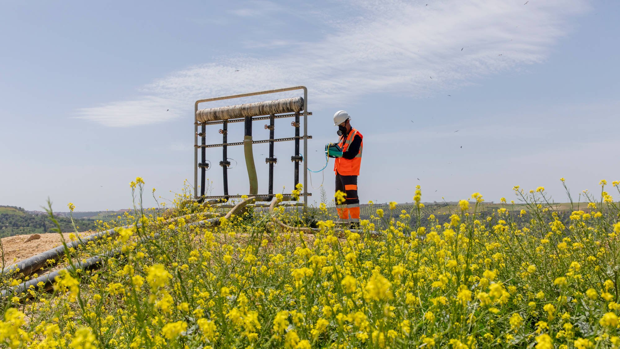 Meknes puits captage biogaz