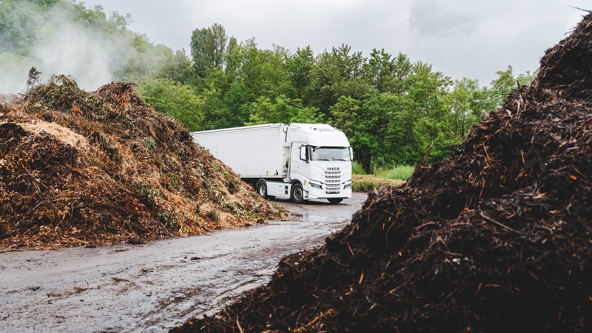 Plateforme de compostage