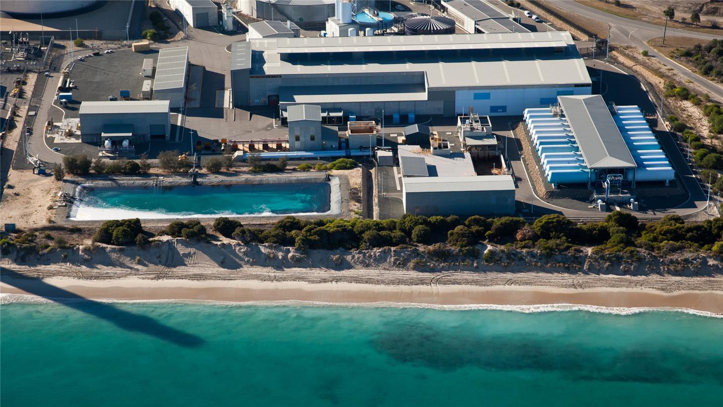 Usine dessalement eau Perth Australie