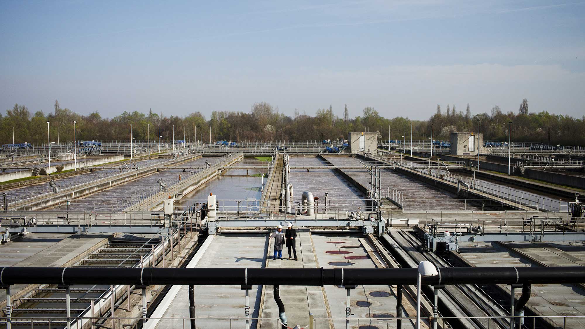 Station d'épuration La Watzenau à Strabourg, France