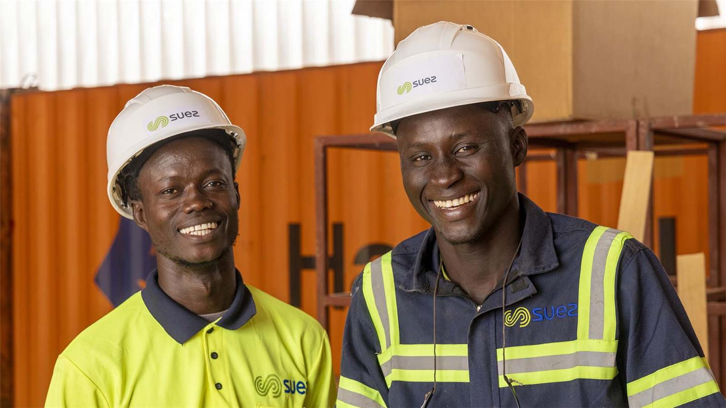 Collaborateurs-Baie-Hann-Senegal Employees Hann Bay Senegal