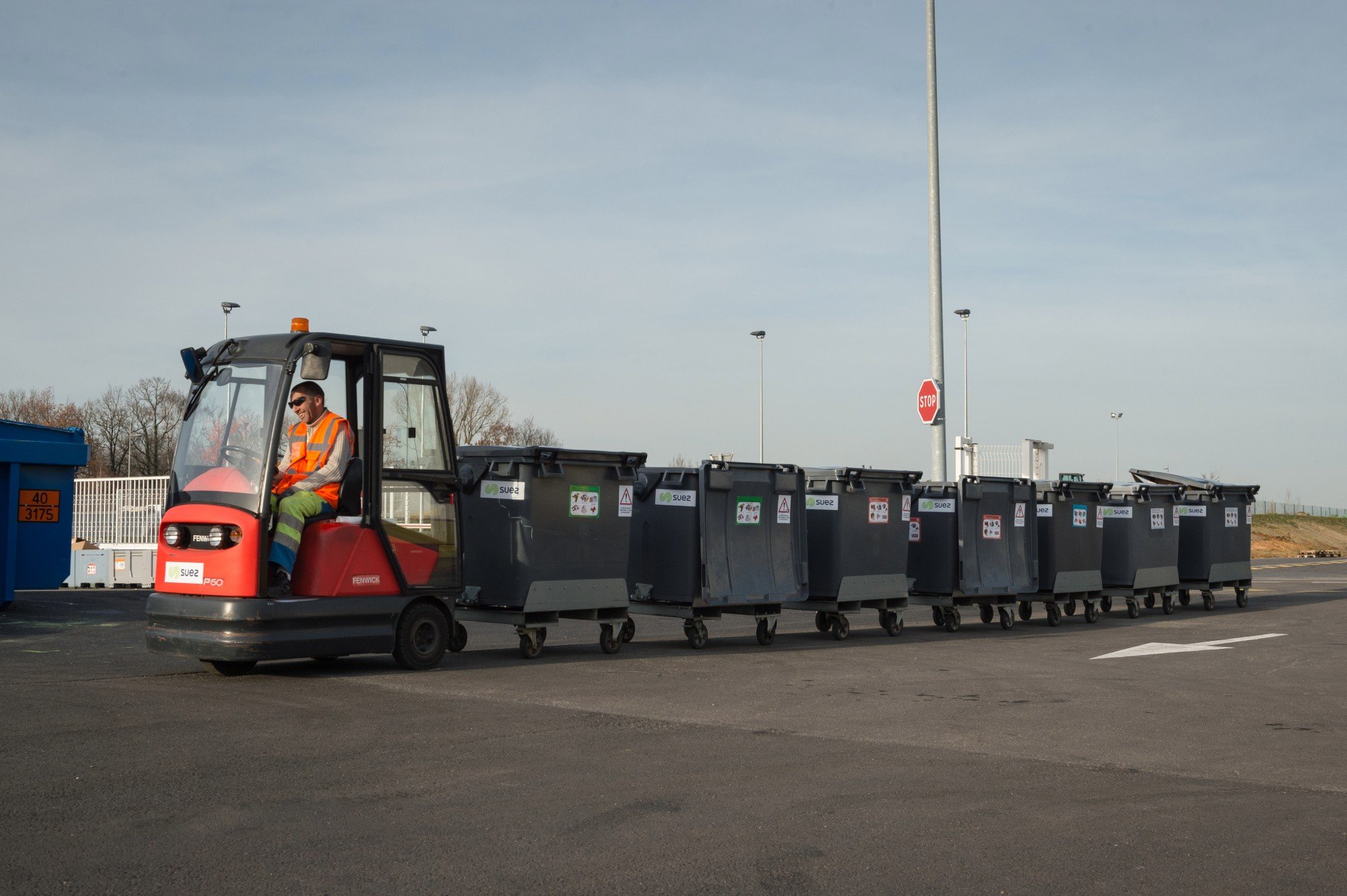 Transport vers la plate-forme de regroupement