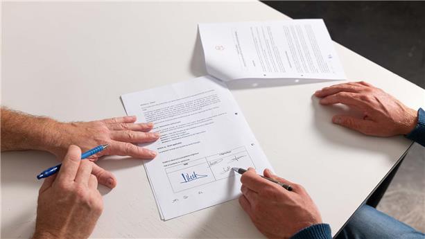 Signature de document