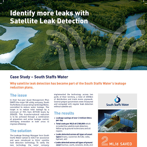 Identify more leaks with Satellite Leak Detection
