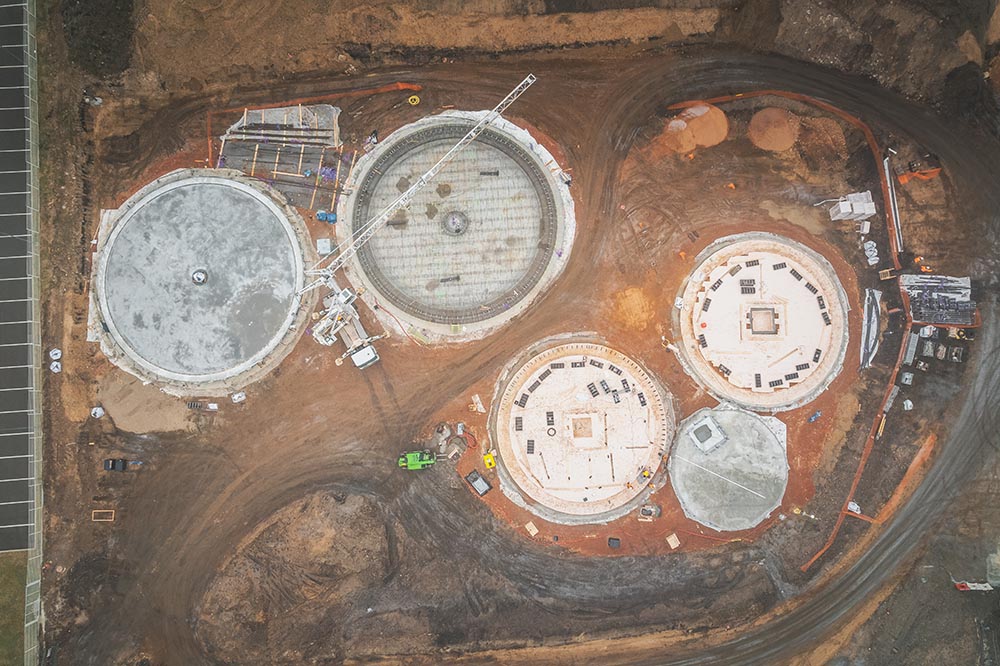 methaniseur roanne vu du ciel